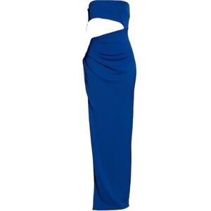 NWT Katie May Electric blue gown